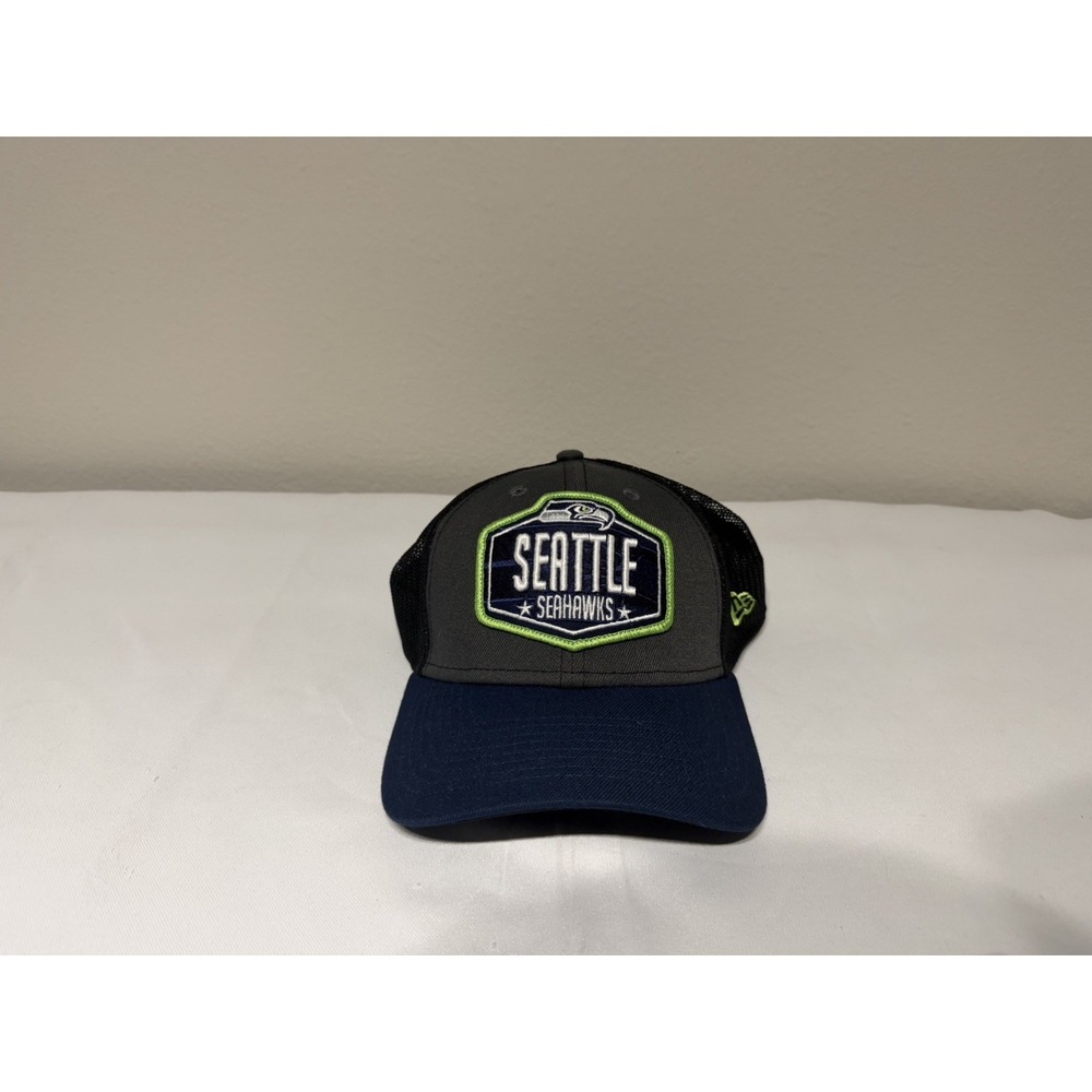 Seattle Seahawks Hat Adjustable Trucker Mesh Fitted New Era NFL Logo Cap